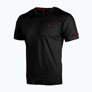 Pánske tričko Octagon Small Logo black/red