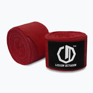 Boxerské bandáže Octagon Legion Standard 500 cm burgundy
