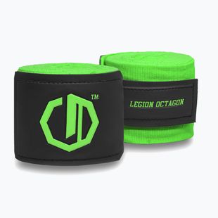 Boxerské bandáže Octagon Legion Supreme 300 cm light green