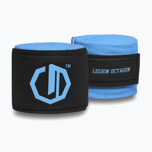 Boxerské bandáže Octagon Legion Supreme 300 cm light blue