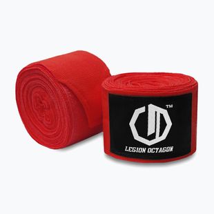 Boxerské bandáže Octagon Legion Standard 300 cm red
