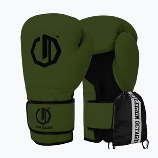 Boxerské rukavice Octagon Legion Enforcer + dark green bag