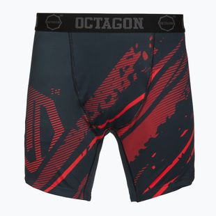 Pánske tréninkové šortky Octagon Legion Escape black/red