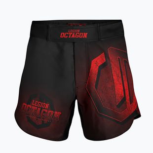 Pánske tréninkové šortky Octagon Legion Conquest black/red