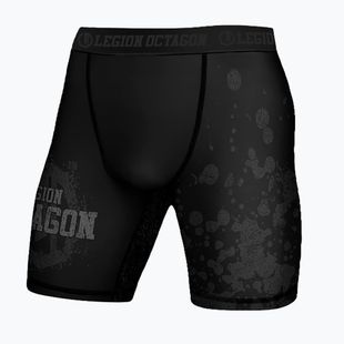 Pánske tréninkové šortky Octagon Legion Grunge black/grey
