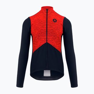 Quest Tokyo červeno-čierna pánska cyklistická mikina S21/BLUZA-TOKYO-RED-MAN
