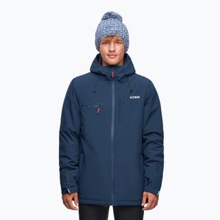 Pánska lyžiarska bunda Alpinus Causses navy blue