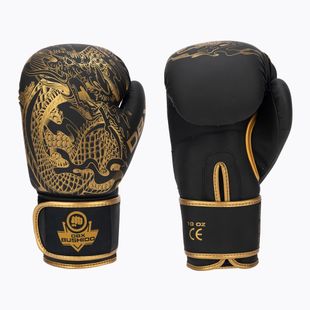 DBX BUSHIDO "Gold Dragon" boxerské rukavice zlaté/čierne