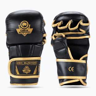 DBX BUSHIDO Master MMA grapplingové rukavice čierne/zlaté
