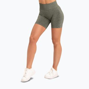 Dámske tréningové šortky Gym Glamour Seamless khaki