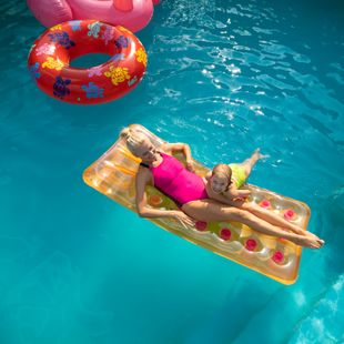 Plavecký matrac AQUASTIC oranžový ASM-188O