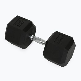 Pogumovaná činka XTREXO Hex 35 kg