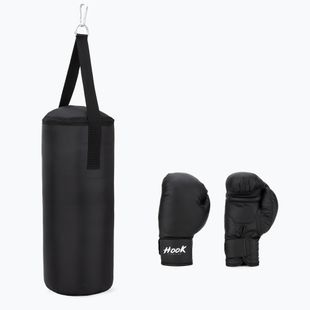 Detská boxerská sada HOOK FIGHTING Prvý tréning black
