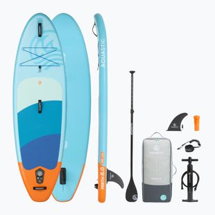 Súprava doska SUP nafukovacia detská AQUASTIC Perth 8'0" allround blue