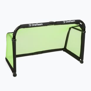 Futbalová bránka OneTeam SWIFTGOAL 150 x 90 cm foldable black/green