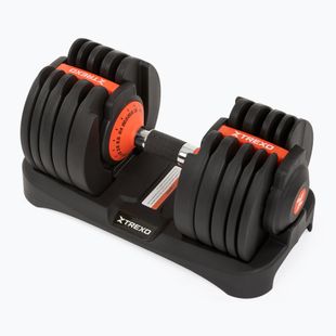 Nastaviteľná činka XTREXO 24kg EVO black