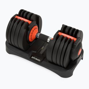 Nastaviteľná činka XTREXO 24kg EVO black