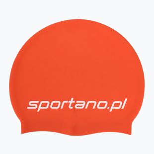 Plavecká čiapka SPORTANO silicone orange