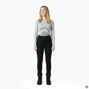 Dámske lyžiarske nohavice KADVA Nora WMNS WP 5K/3K SOFTSHELL čierne