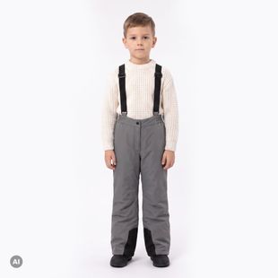 Detské lyžiarske nohavice KADVA Moky JR WP 8K/5K strieborné