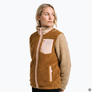 Dámska fleecová mikina KADVA Rodvik WMNS Różowy/Beżowy