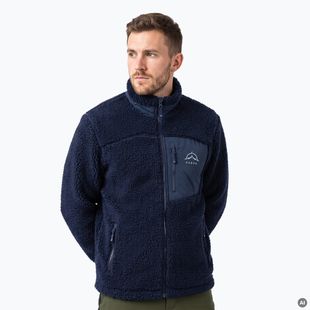 Pánska fleece mikina KADVA Rodvik tmavomodrá