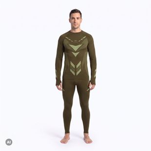 Pánska termo súprava KADVA Alpinestep Thermo SH Light Plus Set Green