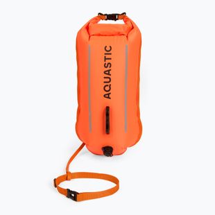 Záchranná bójka na plávanie s vreckom AQUASTIC double-chamber orange