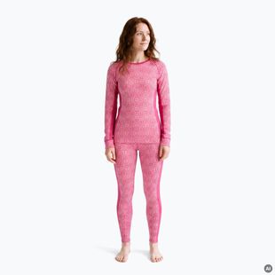 Dámska termo súprava Woolcano SET1109 Pink