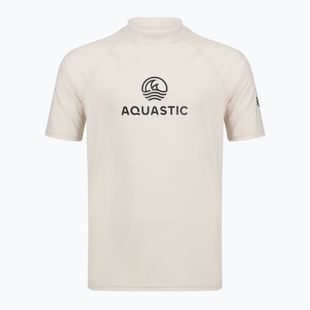 Pánske tričko AQUASTIC Rimos UV 50+ UPF beige