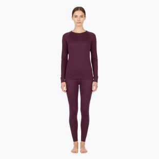Dámsky set termoaktívneho prádla WOOLCANO Merino SET0543 purple
