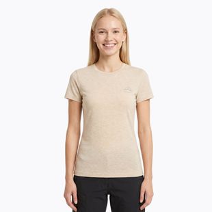 Dámske trekingové tričko KADVA Merivra merino beige