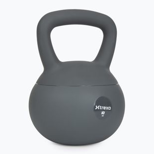 Mäkký kettlebell XTREXO 10 kg grey