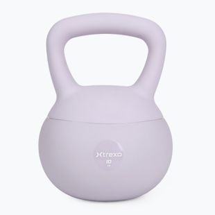 Mäkký kettlebell XTREXO 10 kg purple