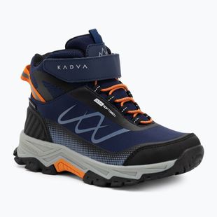 Detské trekingové topánky KADVA Rocky Trail Mid WaterProof Softshell navy / black