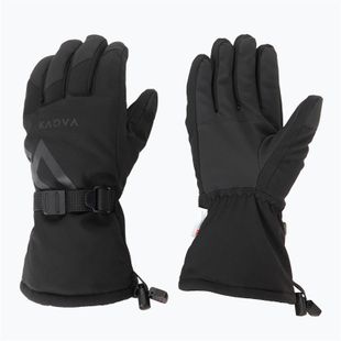 Rukavice na lyžovanie pánske KADVA Mountain Flow 3M Thinsulate čierne