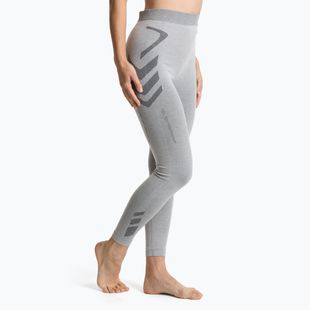 Dámske termoaktyvne nohavice spodná bielizeň KADVA ALPINESTEP BAMBOO THERMO LIGHT PLUS bezšvové šedé