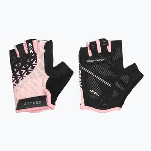 Dámske cyklistické rukavice ATTABO Vito WMNS gel shock proof pink/black
