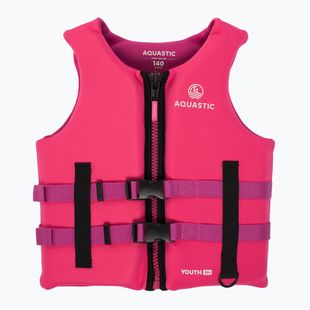 Detská vesta AQUASTIC Youth 50N belay pink