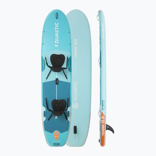 Súprava doska SUP nafukovacia AQUASTIC Tourer 12'0" 2-os green