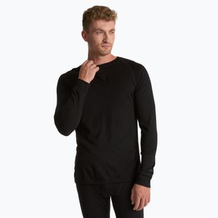 Pánska termo mikina 100% WOOLCANO MERINO TOP0538 black