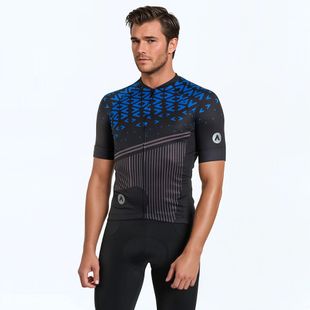 Pánsky cyklistický dres ATTABO Tevi black/blue