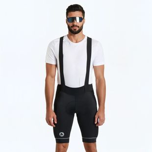 Pánske cyklistické šortky ATTABO Kirun Pro Bib Shorts Cargo black