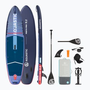 SUP doska AQUASTIC Perth Pro 11'2" allround navy blue