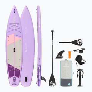 Súprava doska SUP nafukovacia AQUASTIC Touring 11'6" purple
