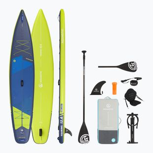 SUP AQUASTIC Touring board 12'6" tmavo modrý