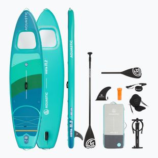 SUP doska AQUASTIC Vista 11'2" zelená