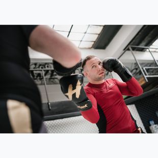 Boxerské rukavice HOOK FIGHTING Ready To Spar čierne