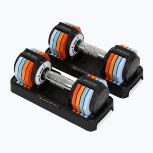 Nastaviteľná sada činiek XTREXO 2 x 5 kg viacfarebná