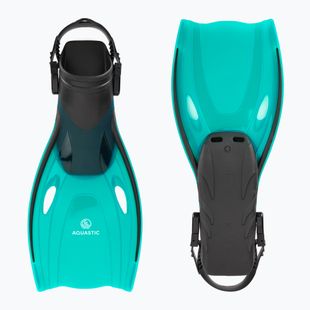 Šnorchlovacie plutvy AQUASTIC Jetty blue